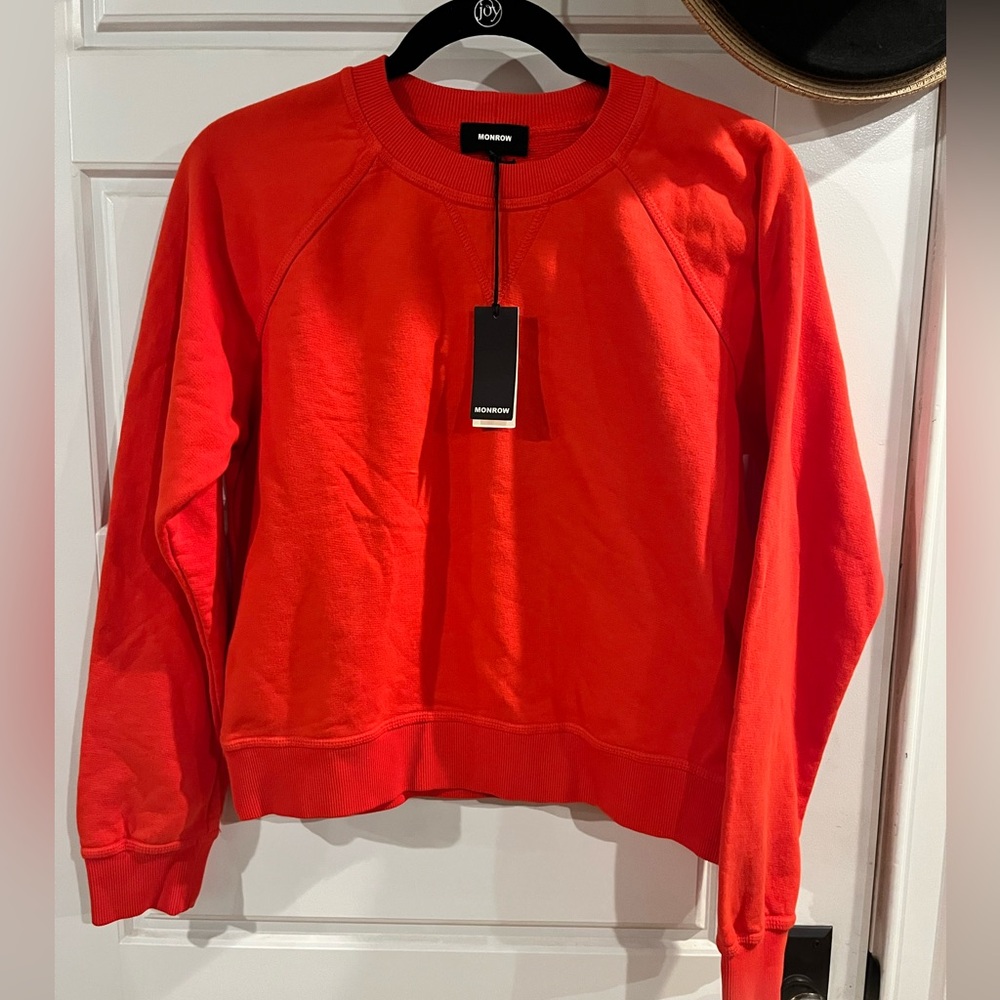 Monrow Red Sweatshirt